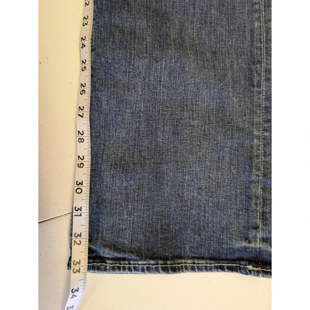 BKE Aiden Jeans Men's 28x33 Blue Low Rise Denim Medium Wash Rodeo Festival EUC